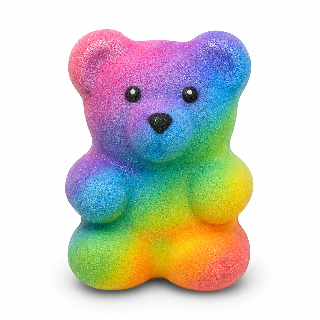 Neon Rainbow Sparkle Bear
